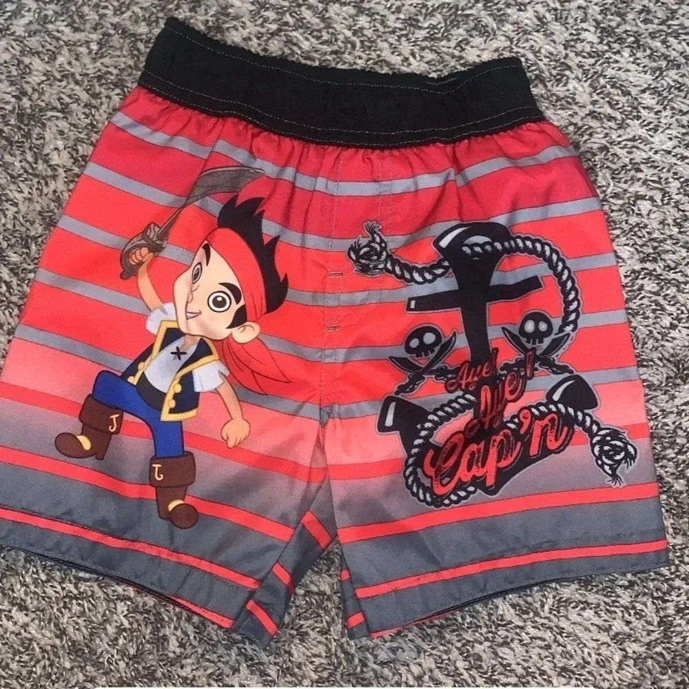 Disney Jake and the neverland pirates swim trunks 24 months